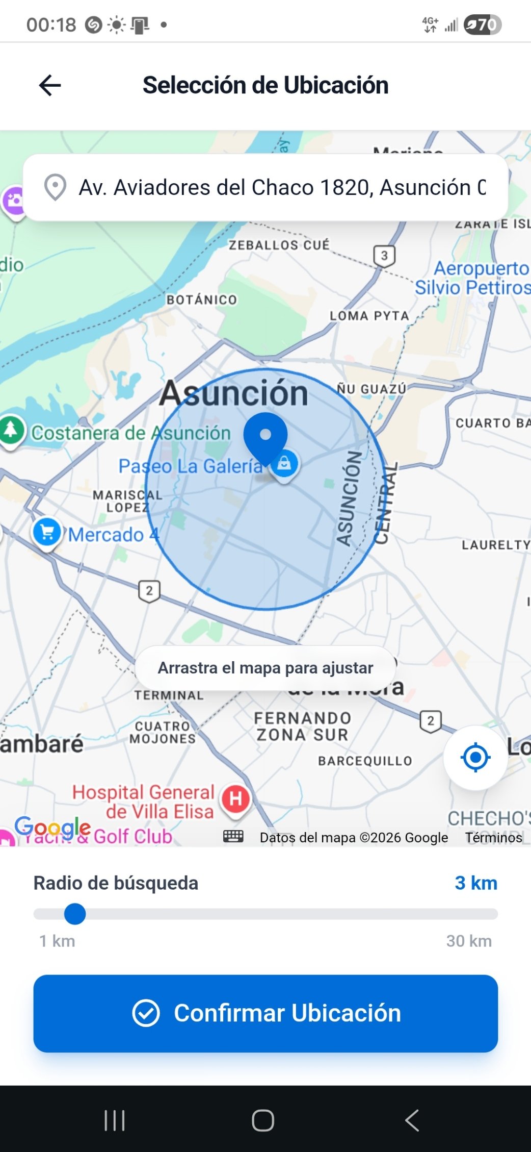 Mapa de empleos